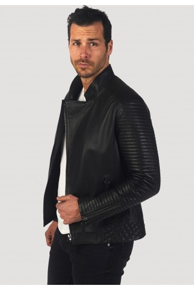Jacheta din piele Giorgio di Mare GI3373131 Negru