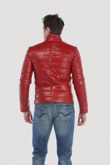 Jacheta din piele Giorgio Di Mare GI2527654 Rosu