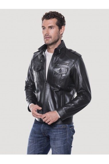 Jacheta din piele Giorgio Di Mare GI9761024 Negru