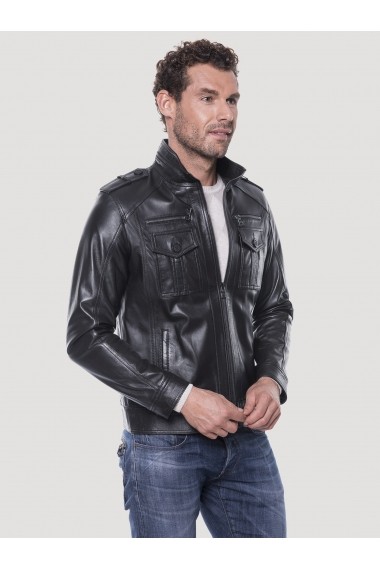 Jacheta din piele Giorgio Di Mare GI9761024 Negru