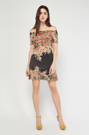 Rochie scurta de zi eOutlet 653884-294936-38 Floral