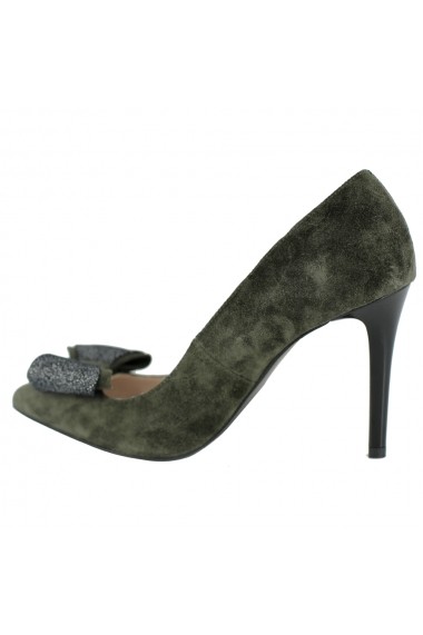 Pantofi cu toc Luisa Fiore Begonia LFD-BEGONIA-01 verde