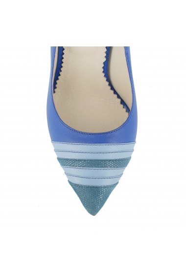 Pantofi cu toc Luisa Fiore Dianthus LFD-DIANTHUS-01 albastru