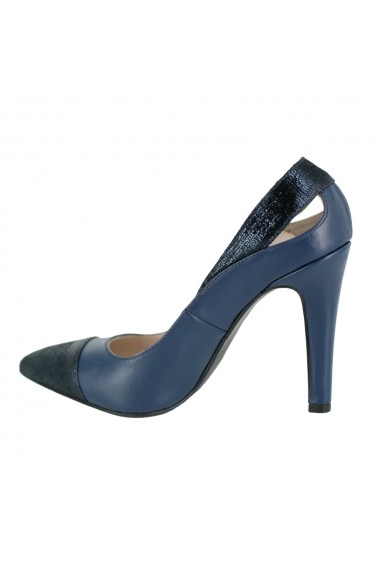 Pantofi cu toc Luisa Fiore Fresia LFD-FRESIA-03 albastru
