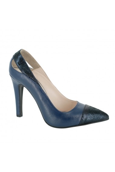 Pantofi cu toc Luisa Fiore Fresia LFD-FRESIA-03 albastru