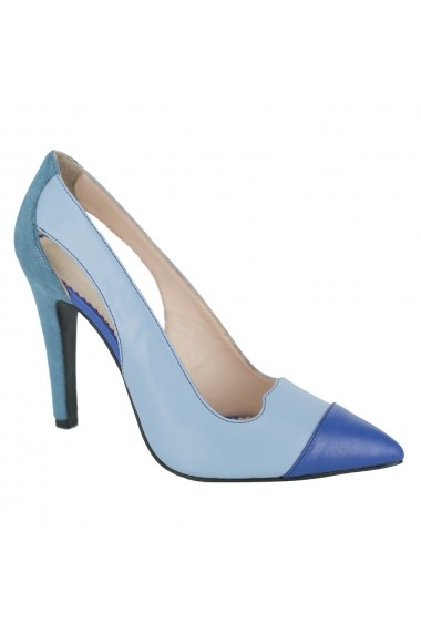 Pantofi cu toc Luisa Fiore Hoya LFD-HOYA-02 Bleu