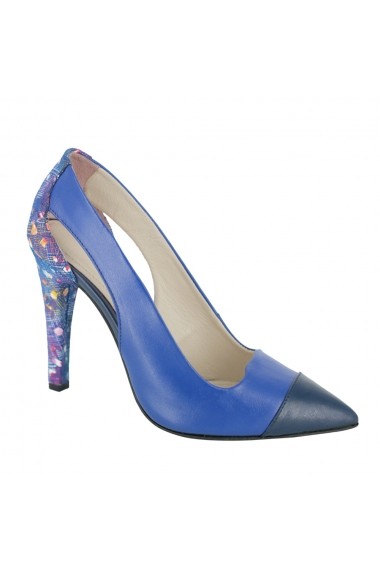 Pantofi cu toc Luisa Fiore Hoya LFD-HELEN-03 albastru