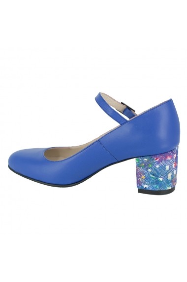 Pantofi cu toc Luisa Fiore Sonagli LFD-SONAGLI-03 albastru