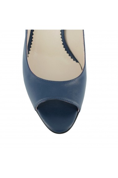 Sandale cu toc Luisa Fiore Carex LFD-CAREX-01 albastru