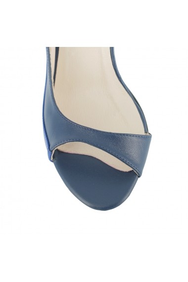 Sandale cu toc Luisa Fiore Nerium LFD-NERIUM-03 albastru