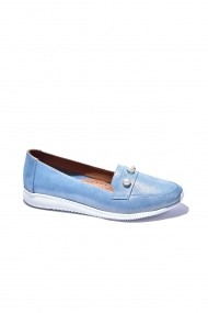 Pantofi sport casual din piele Torino 862 Bleu