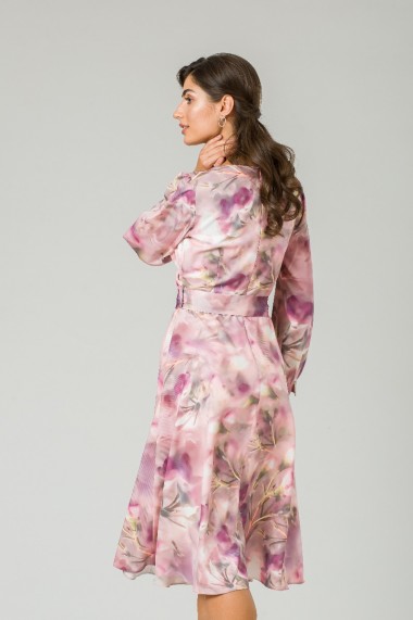 Rochie Dames eleganta cu maneca lunga imprimata Floral CMD234