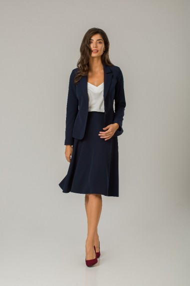 Sacou office Dames cambrat Bleumarin M1091B