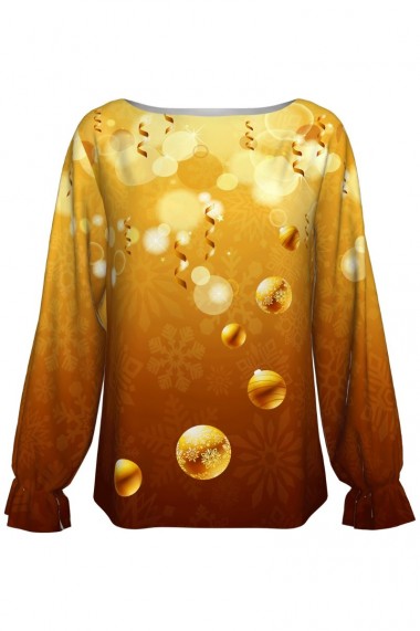 Bluza Dames imprimata digital Golden Globes A842C7