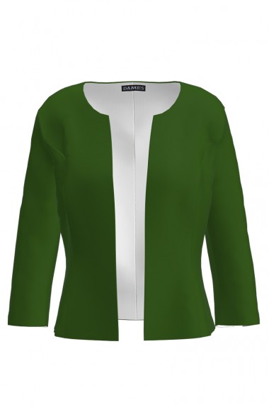 Sacou Dames verde cambrat imprimat digital CMD1406