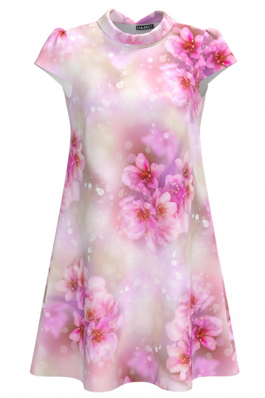 Rochie casual imprimata digital cu model Floral CMD4071