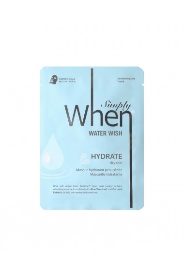 Set Masca coreana hidratanta pentru ten uscat Water Wish 115 ml Simply When (5 buc)