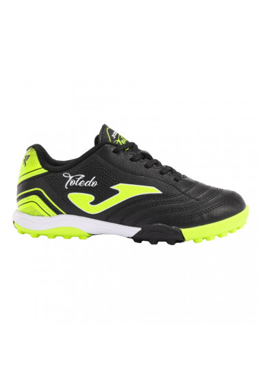 Ghete fotbal copii joma toledo jr 2491 tf negru verde