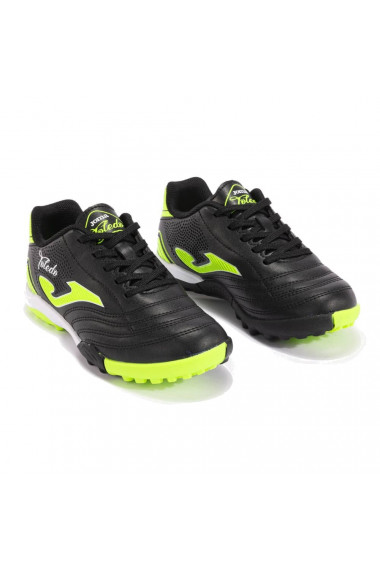 Ghete fotbal copii joma toledo jr 2491 tf negru verde