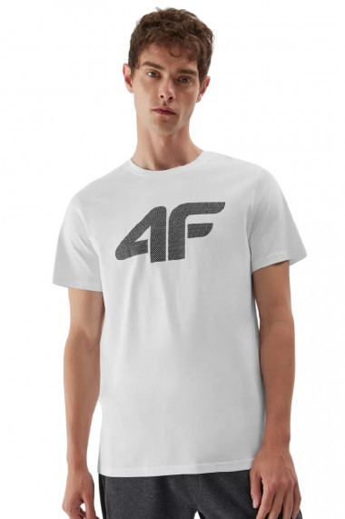 Tricou barbati 4f regular alb