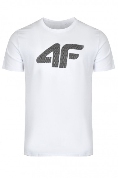 Tricou barbati 4f regular alb