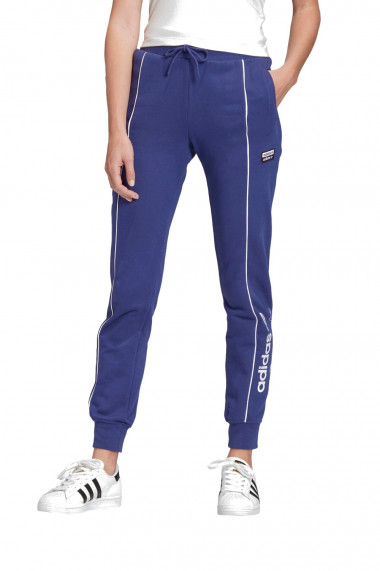 Pantaloni sport femei adidas cuffed track pants albastru