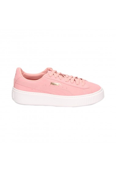 Tenisi femei puma suede platform roz