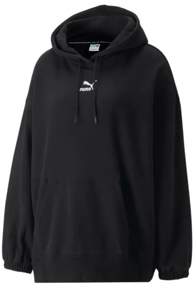 Hanorac femei puma oversized hoodie negru