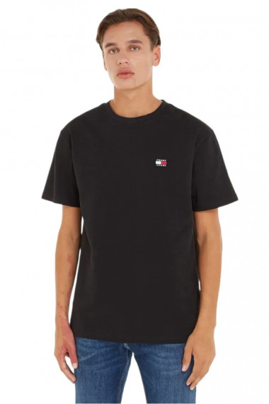 Tricou barbati slim fit tommy jeans negru