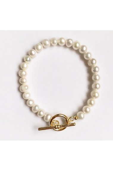 Bratara Thea perle naturale-17 cm