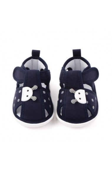 Sandalute bleumarine pentru fetite - Buburuza
