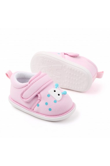 Pantofiori roz pentru fetite - Buburuza