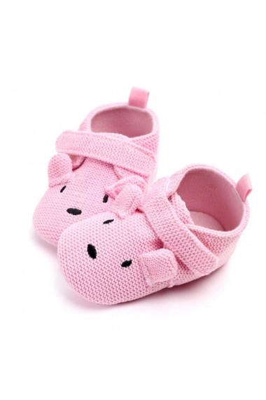 Pantofiori Superbebeshoes bebelusi - Ursuletul LID2134-2-Roz