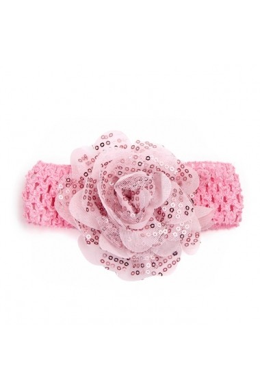 Bentita pentru fetite - Trandafirul roz