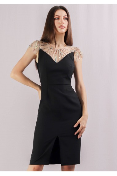 Rochie cocktail conica