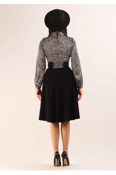 Rochie clos cu banta in talie