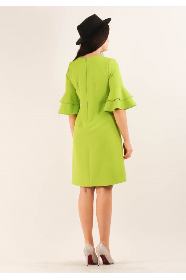 Rochie casual cu volane