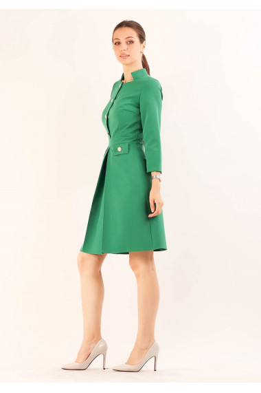 Rochie evazata cu clapete