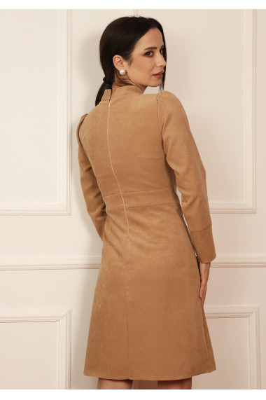 Rochie evazata din velur