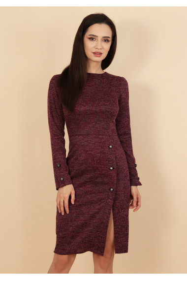 Rochie conica cu crepeu
