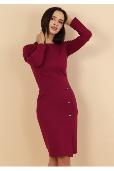 Rochie conica cu crepeu
