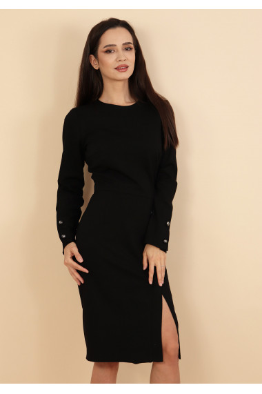 Rochie conica cu crepeu