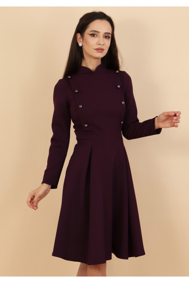 Rochie clos cu guler tip tunica