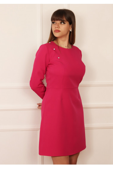 Rochie evazata cu volane detasabile