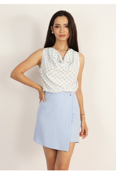 Bluza eleganta cu decolteu drapat