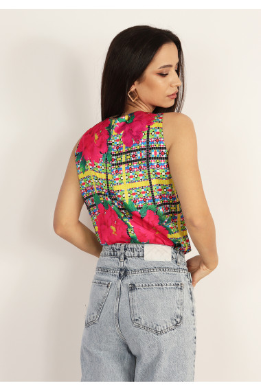 Bluza eleganta cu decolteu drapat
