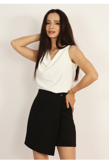 Bluza eleganta cu decolteu drapat