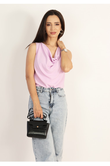 Bluza eleganta cu decolteu drapat