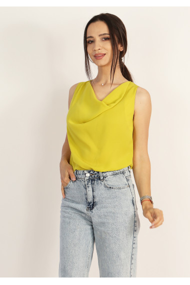 Bluza eleganta cu decolteu drapat