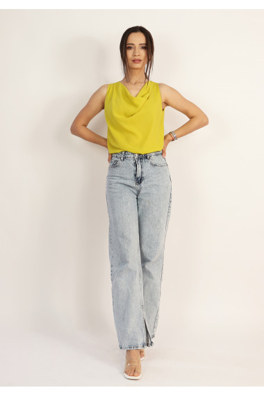 Bluza eleganta cu decolteu drapat